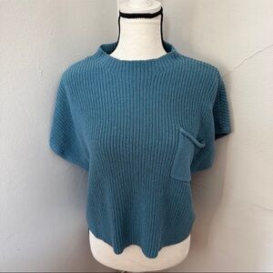 Free People Beach Freya Sweater Shorehouse Blue XL